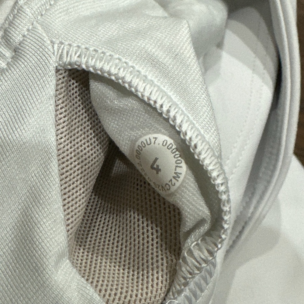 lululemon athletica Women's Light Gray Color Sports Bra Size 4 - Picture 3 of 5